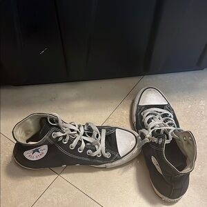 Converse Kids Black High-Top Sneakers